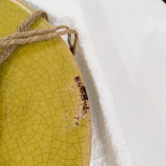 MERCANA Spry II Round Wall Mountable Hanging Button / Rustic Ceramic Farmhouse - Picture 4 of 8